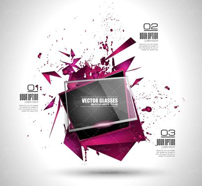 وکتور  لیبل برچسب بک گراند گرافیکی2