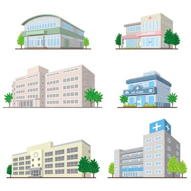 وکتور  برج سازی  ساختمان سازی درخت فروشگاه1