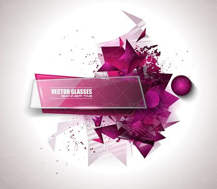 وکتور لیبل برچسب  حباب بک گراند رنگی1