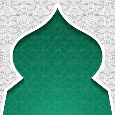 وکتور تذهیب محراب گنبد طرح اسلیمی طرح اسلامی 04
