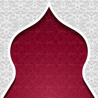 وکتور تذهیب محراب گنبد طرح اسلیمی طرح اسلامی 06