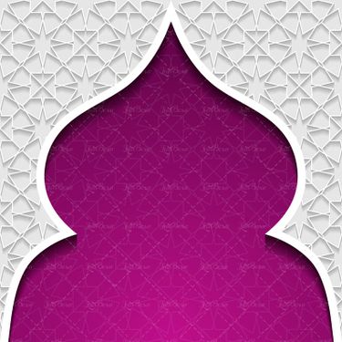 وکتور تذهیب محراب گنبد طرح اسلیمی طرح اسلامی 08