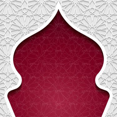 وکتور تذهیب محراب گنبد طرح اسلیمی طرح اسلامی 00