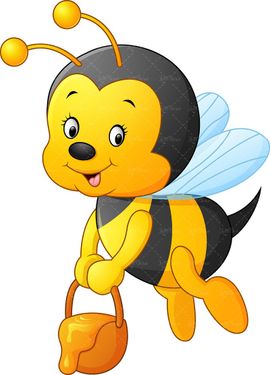 وکتور زنبور عسل نقاشی زنبور عسل زنبورداری ظرف عسل