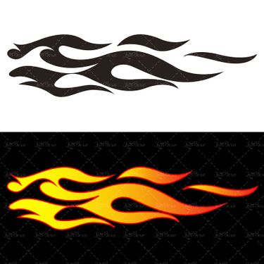 وکتور  شعله آتش لیبل آتش برچسب شعله آتش1