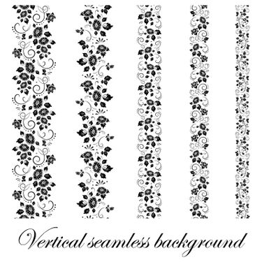 وکتور  کادر گل حاشیه گل گل و بوته 35