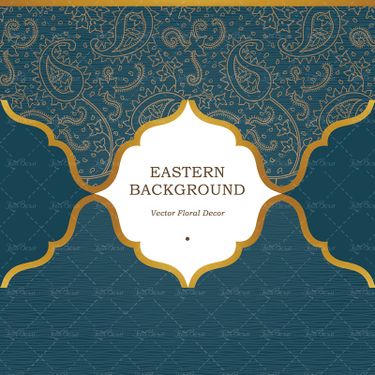 وکتور بک گراند مذهبی  بک گراند گل بته جقه گل و بوته7