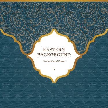 وکتور بک گراند مذهبی  بک گراند گل بته جقه گل و بوته8