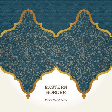 وکتور بک گراند مذهبی  بک گراند گل بته جقه گل و بوته10