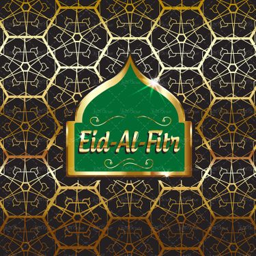 وکتور  تذهیب بک گراند اسلامی طرح اسلیمی درخشش ستاره