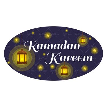 وکتور فانوس بک گراند ماه رمضان رمضن کریم ستاره1