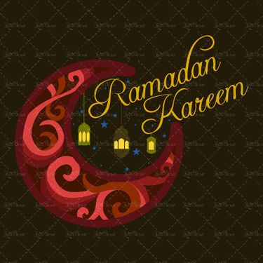 وکتور فانوس حلال ماه ماه رمضان رمضان کریم ستاره