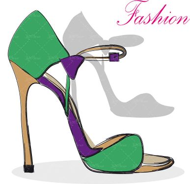 وکتور   کفش زنانه کفش مجلسی کفش لژدار1