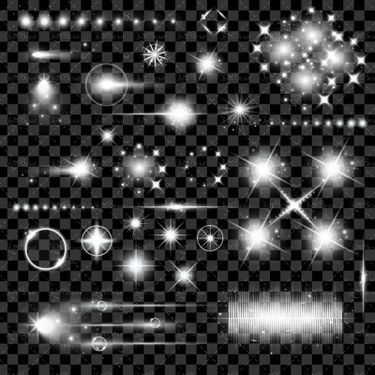 وکتور ستاره جلوه نور نور دنباله دار خورشید