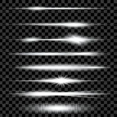 وکتور ستاره جلوه نور نور دنباله دار تابش نور