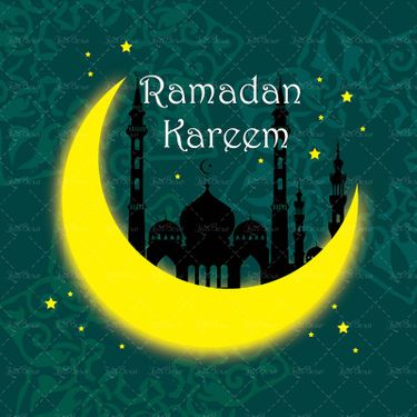 وکتور  بک گراند مذهبی ستاره گنبد مسجد تذهیب1