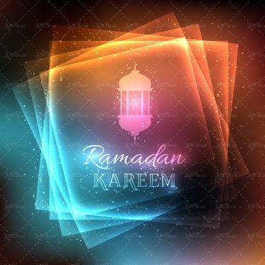 وکتور ماه رمضان بک گراند مذهبی رمضان کریم 1