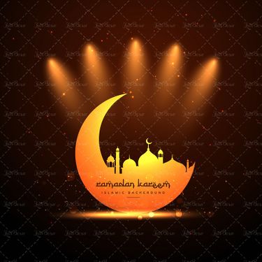 وکتور طرح اسلامی طرح مذهبی رمضان کریم جلوه نور