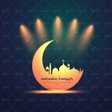 وکتور طرح اسلامی طرح مذهبی رمضان کریم جلوه نور 1