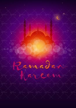 وکتور طرح اسلامی  مسجد طرح مذهبی گلدسته 2