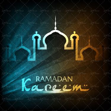 وکتور ماه رمضان بک گراند مذهبی بک گراند رنگی 06