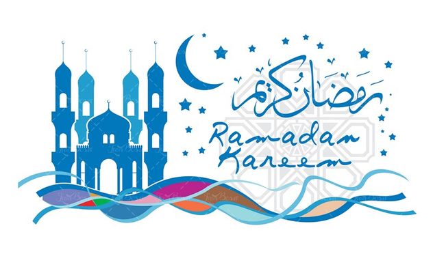 وکتور ماه رمضان طرح اسلامی ستاره تذهیب 1