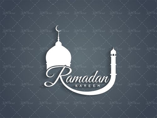 وکتور طرح ماه رمضان وکتور گلدسته گنبد مسجد