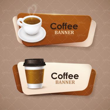 وکتور لیبل وکتور برچسب وکتور قهوه آماده1