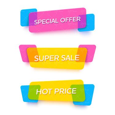 وکتور لیبل فروش برچسب گرافیکی لیبل رنگی5