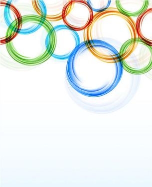 وکتور بک گراند  پس زمینه  دایره رنگی شکل هندسی