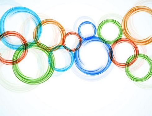 وکتور بک گراند گرافیکی پس زمینه دایره ای دایره رنگی