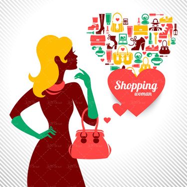 وکتور لوازم آرایشی وکتور سالن آرایش وکتور مدل