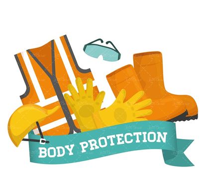 وکتور کلاه ایمنی کار وکتور دستکش ایمنی کار