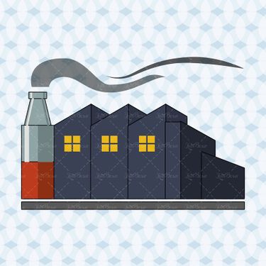 وکتور کارخانه وکتور بک گراند وکتور دود کارخانه ها