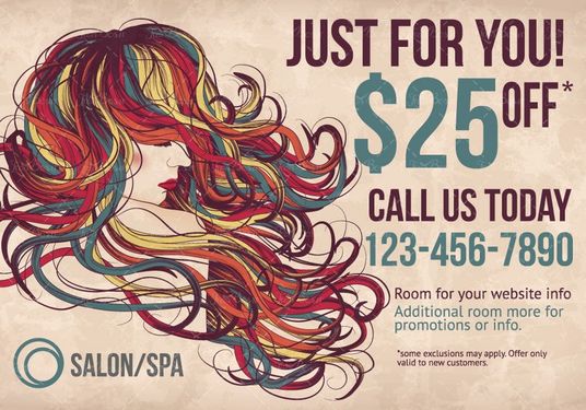 وکتور سالن آرایش وکتور چهره زن وکتور رنگ مو