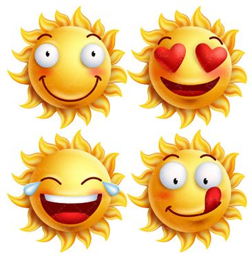 وکتور خورشید وکتور گریه خورشید وکتور زبان قرمز خورشید