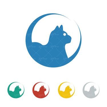 وکتور حیوانات خانگی وکتور گربه وکتور دامپزشکی