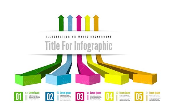 وکتور اینفوگرافی گرافیکی وکتور فلش وکتور کمان گرافیکی 1