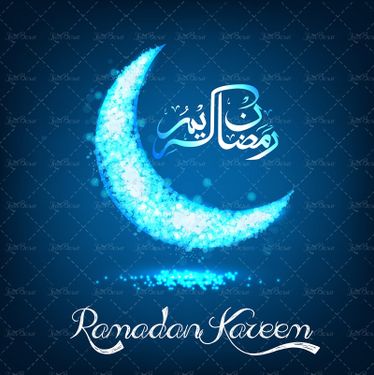 وکتور بک گراند مذهبی ماه حلال ماه حرم مسجد گلدسته ماه مبارک رمضان1