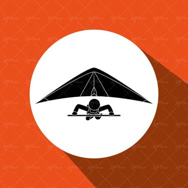 وکتور ورزش هوایی لباس مخصوص پرواز پرواز با وینگ سوئیت