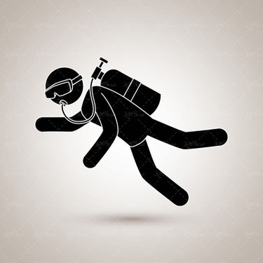 وکتور ورزش  آبی ورزش های دریایی قواصی