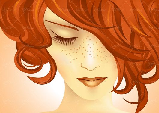 وکتور میکاپ صورت مدل مو سالن زیبایی آرایشگاه زنانه 1