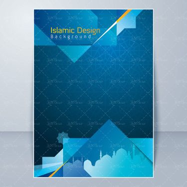 وکتور  تصویر زمینه مذهبی تذهیب شمسه قاب اسلامی بک گراند مذهبی گنبد