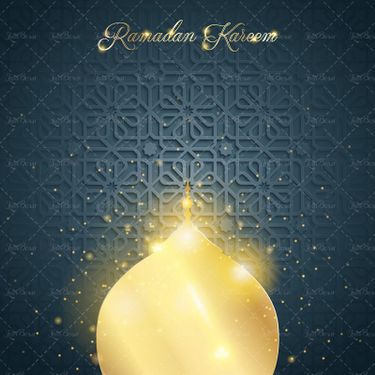 وکتور  گنبد زرد طرح اسلیمی گنبد طلایی طرح اسلامی طرح مذهبی