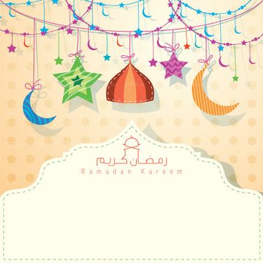 وکتور  بک گراند اسلامی  تصویر زمینه مذهبی شرشره مذهبی ماه مبارک رمضان 1