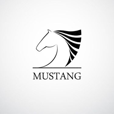 وکتور اسب یال دار لوگو اسب آرم سر اسب نشان کله اسب اسب مسابقه4