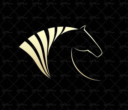 وکتور اسب یال دار لوگو اسب آرم سر اسب نشان کله اسب اسب مسابقه41