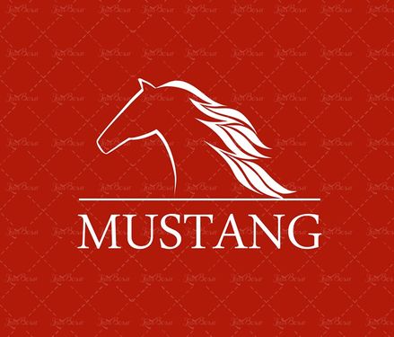 وکتور اسب یال دار لوگو اسب آرم سر اسب نشان کله اسب اسب مسابقه43