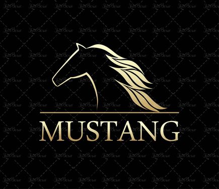 وکتور اسب یال دار لوگو اسب آرم سر اسب نشان کله اسب  یال اسب 20