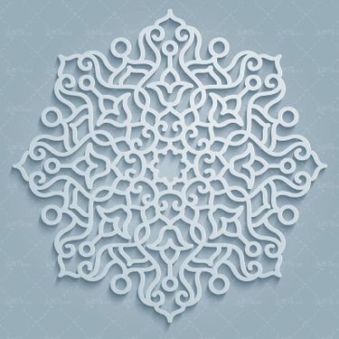 وکتور شمسه تذهیب طرح اسلیمی طرح اسلامی طرح مذهبی 81